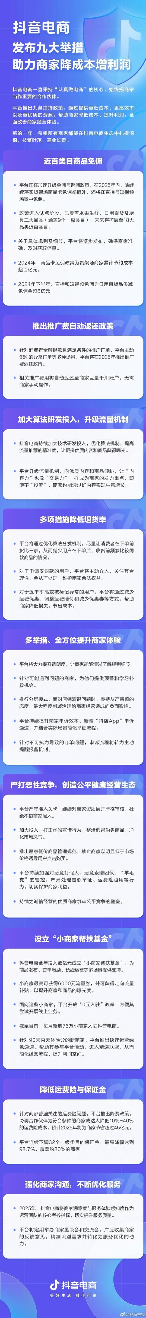 免佣金政策升级_抖音低价业务推广_抖音电商商家扶持计划